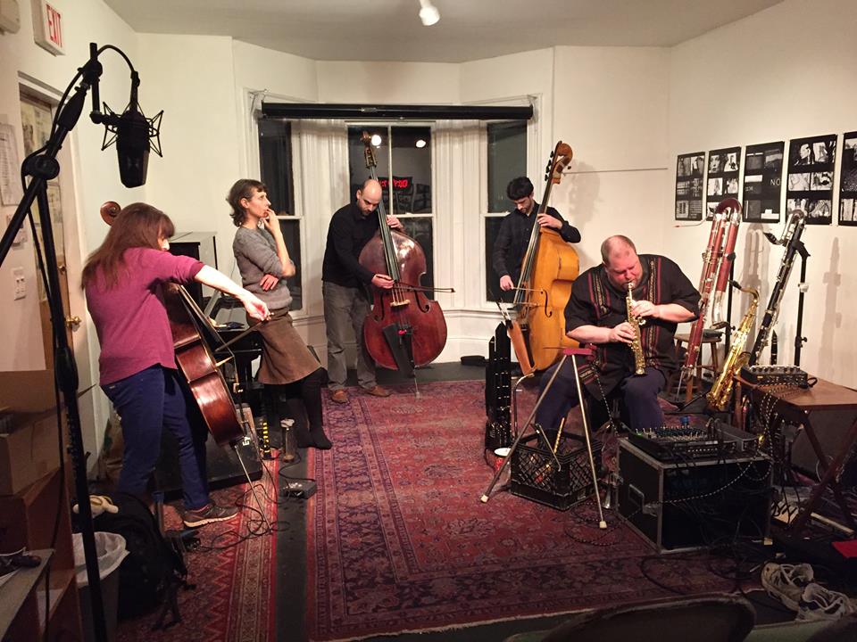 String Theory @ Outpost 186, Cambridge MA: photo by Raffi