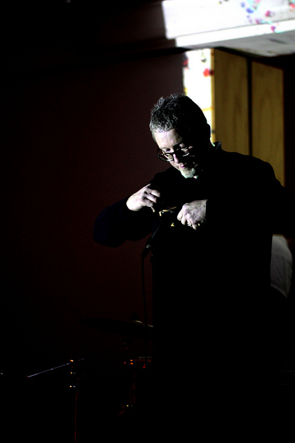 Marc Bisson of birdorgan at 119 Gallery New Years Eve 2012