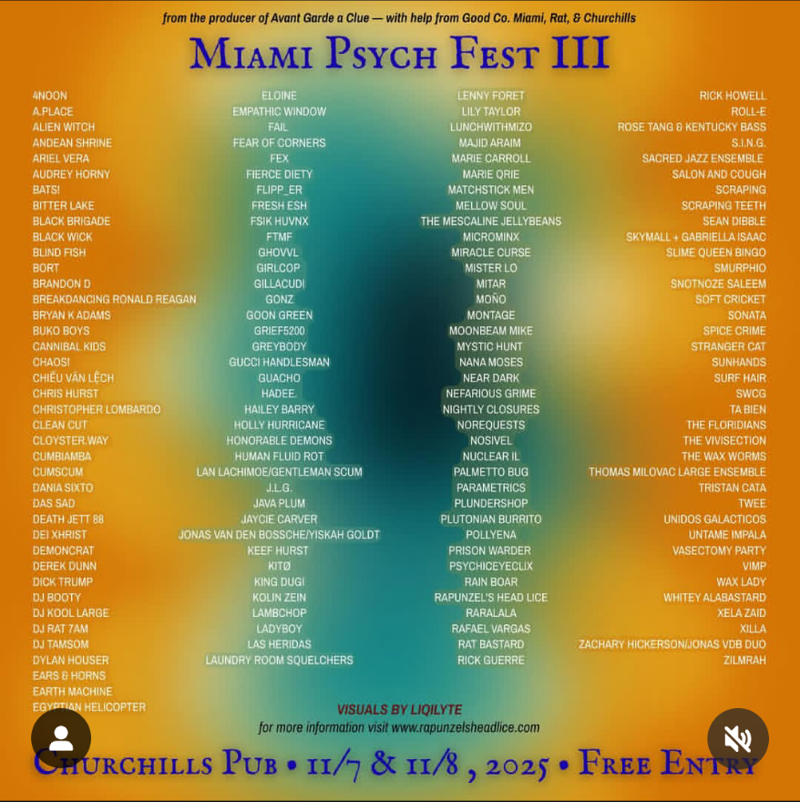 Miami Psych Fest&nbsp;III