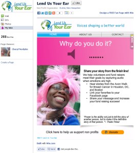 Lend Us Your Ear on Facebook