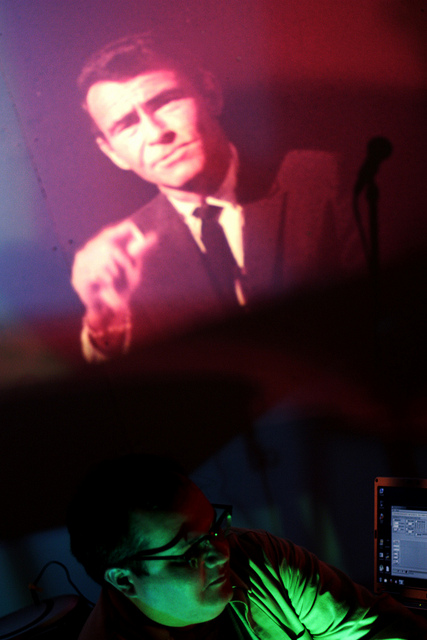 Mike Fun of birdorgan at 119 Gallery New Years Eve 2012