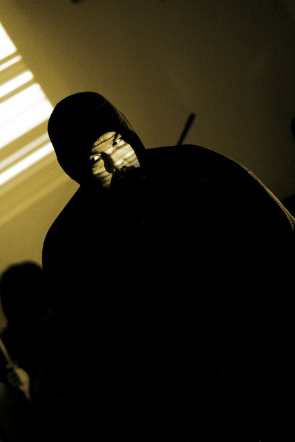 Mike Dailey Jr of birdorgan at 119 Gallery New Years Eve 2012